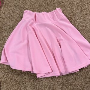 pink skirt